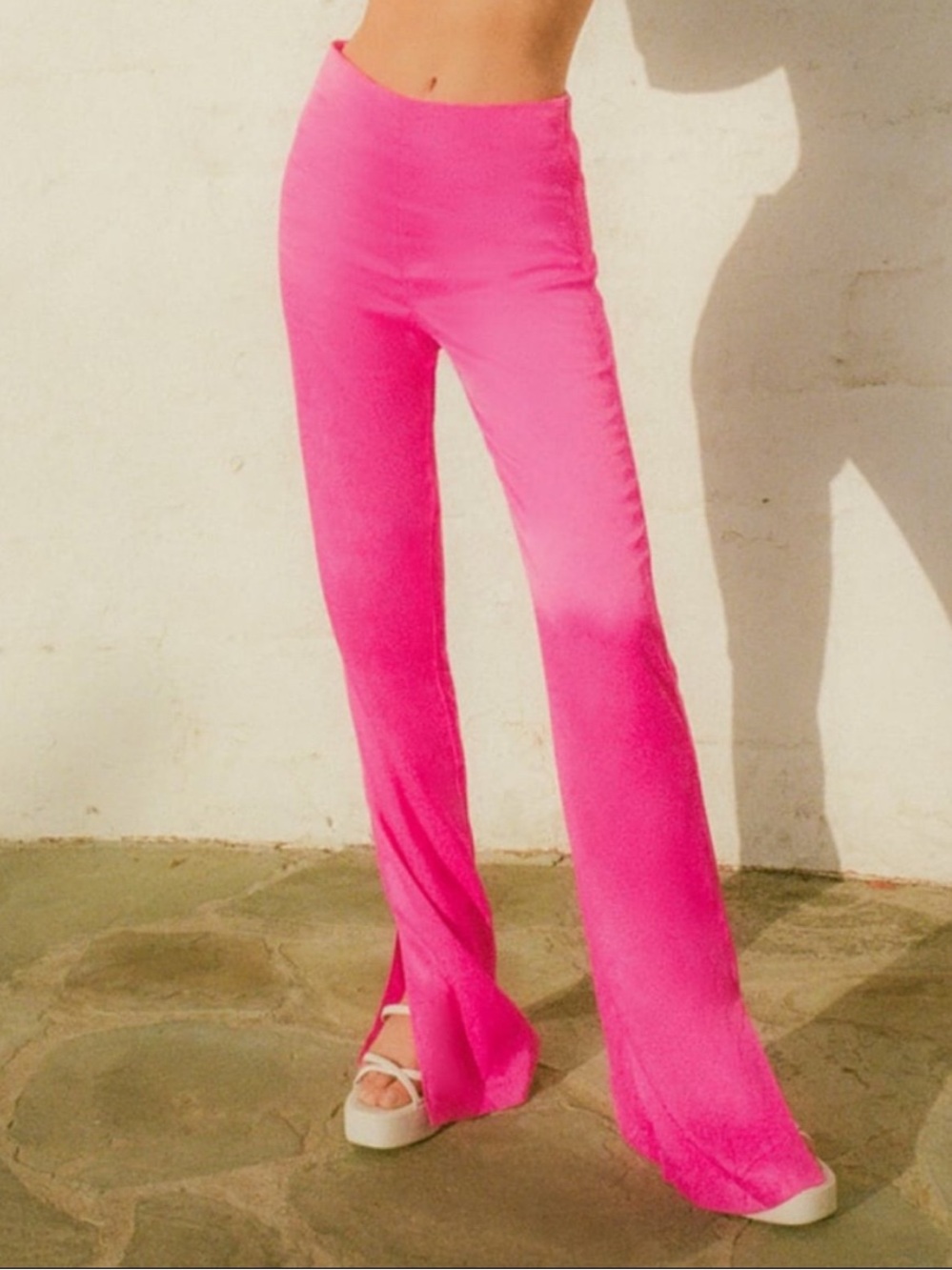 Zara Satin Split Pants